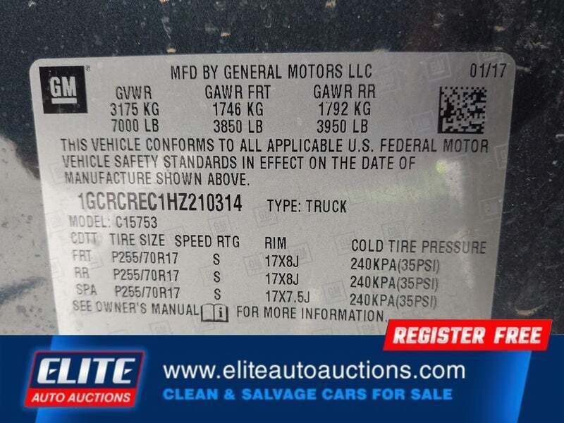 2017 Chevrolet Silverado 1500 LT