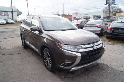 2016 Mitsubishi Outlander for sale at Green Ride Inc in Nashville TN