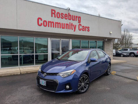 2016 Toyota Corolla for sale at Roseburg Community Cars in Roseburg OR