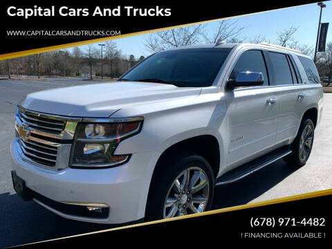 2016 Chevrolet Tahoe for sale at Capital Cars and Trucks in Gainesville GA