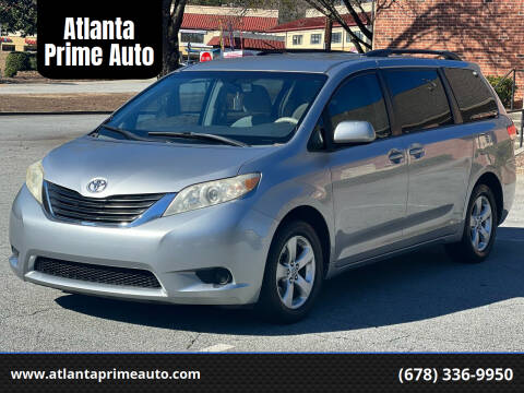 2012 Toyota Sienna for sale at Atlanta Prime Auto in Lilburn GA