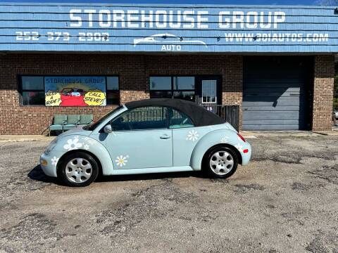 2003 Volkswagen New Beetle Convertible for sale at Storehouse Group in Wilson NC