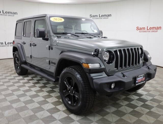 Used 2020 Jeep Wrangler Unlimited Altitude with VIN 1C4HJXDG2LW272163 for sale in Bloomington, IL