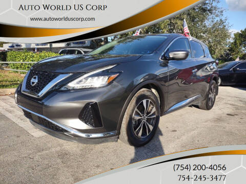 2019 Nissan Murano for sale at Auto World US Corp in Plantation FL