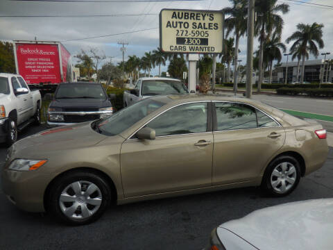 2007 Toyota Camry for sale at Aubrey's Auto Sales in Delray Beach FL