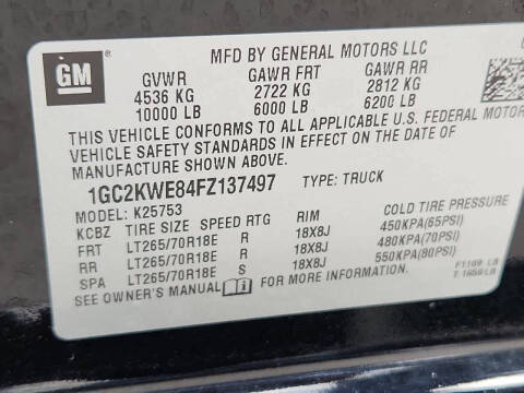 2015 Chevrolet Silverado 2500HD