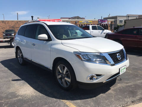 2013 Nissan Pathfinder for sale at Carney Auto Sales in Austin MN