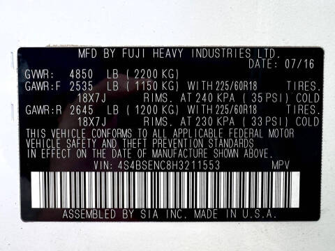 2017 Subaru Outback 3.6R Limited