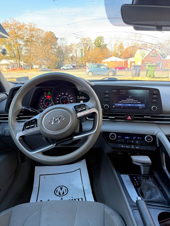 2021 Hyundai ELANTRA for sale at Joes Blvd Auto Sales in Hopewell, VA