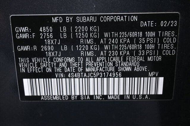 2023 Subaru Outback Onyx Edition