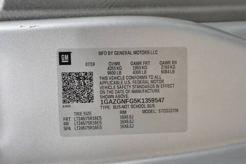 2019 Chevrolet Express LS 3500