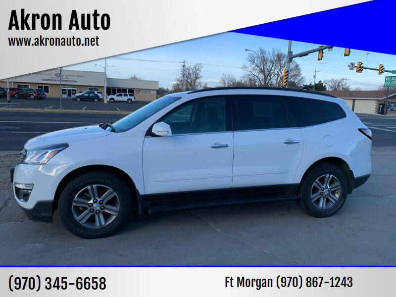 2016 Chevrolet Traverse for sale at Akron Auto - Fort Morgan in Fort Morgan CO