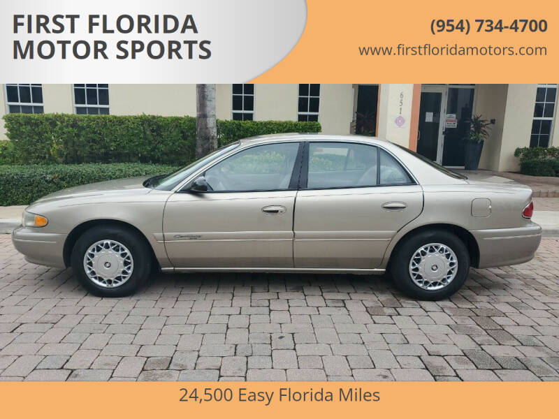 1999 Buick Century for sale at FIRST FLORIDA MOTOR SPORTS in Pompano Beach FL