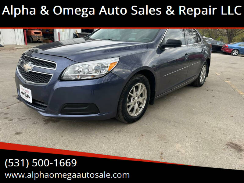 2013 Chevrolet Malibu for sale at Alpha & Omega Auto Sales & Repair LLC in Lincoln NE