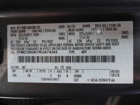 2024 Ford Escape Active