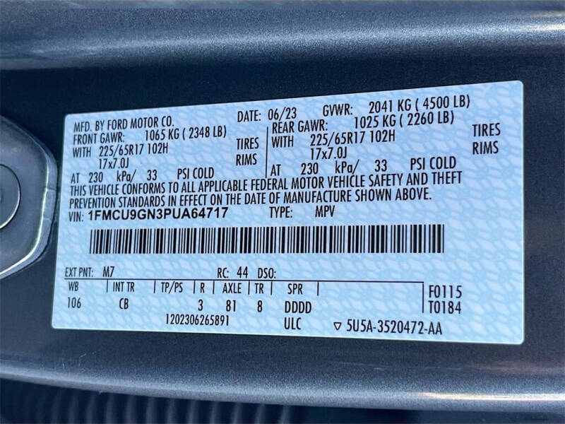 2023 Ford Escape Active