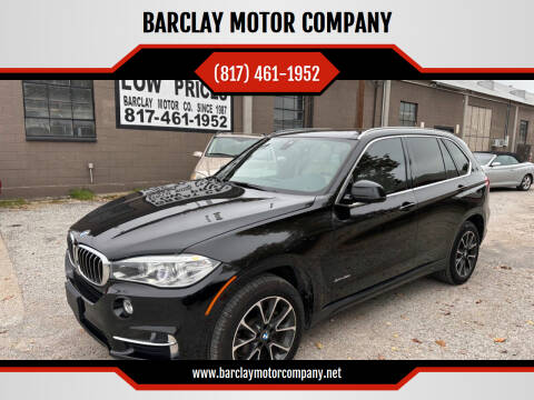 2017 BMW X5 for sale at BARCLAY MOTOR COMPANY in Arlington TX