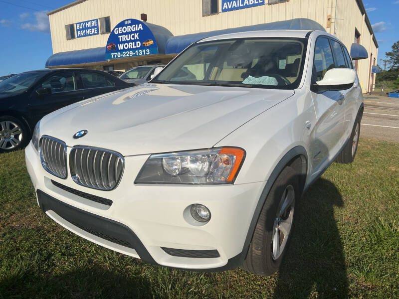 2012 BMW X3 for sale at Georgia Truck World in Mcdonough GA