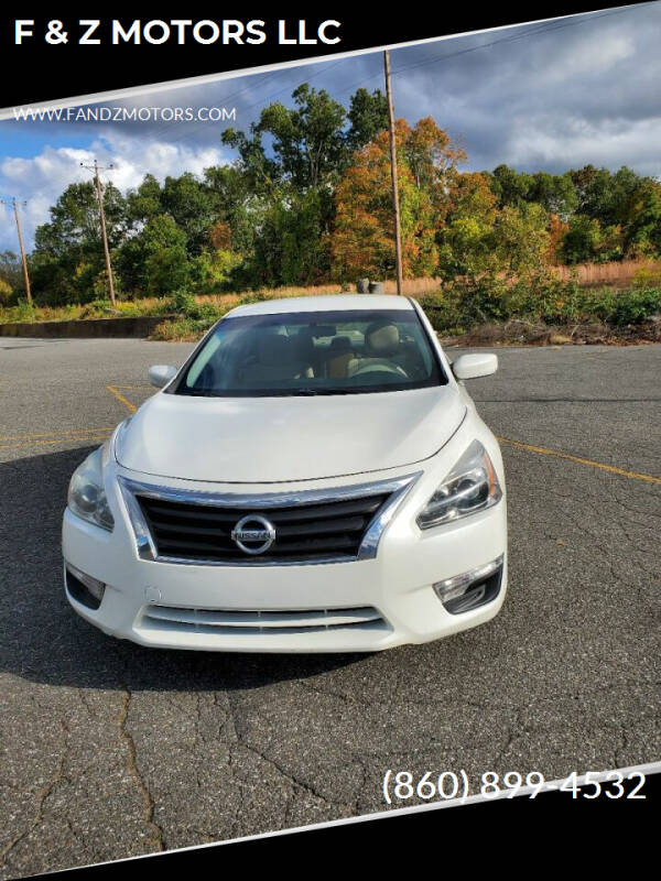 2013 Nissan Altima for sale at F & Z MOTORS in Vernon Rockville CT