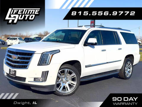 2018 Cadillac Escalade ESV for sale at Lifetime Auto in Dwight IL