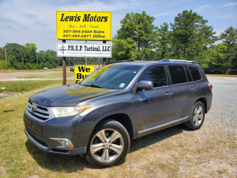 2011 Toyota Highlander for sale at Lewis Motors LLC in Deridder LA