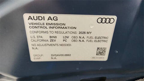 2025 Audi A6 Sportback e-tron quattro Prestige