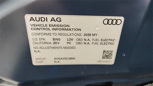 2025 Audi A6 Sportback e-tron quattro Prestige