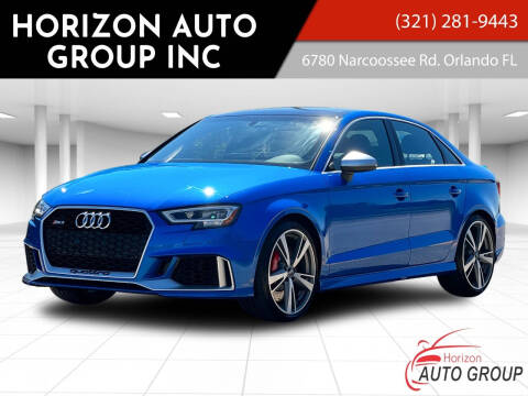 2017 Audi RS 3 for sale at HORIZON AUTO GROUP INC in Orlando FL