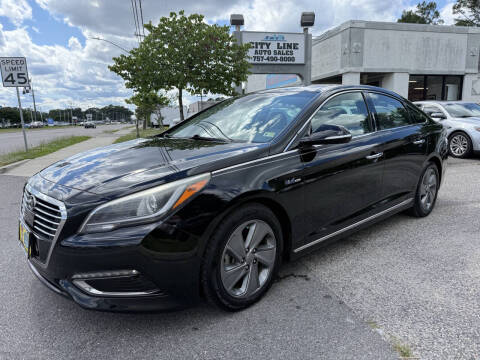 2016 Hyundai Sonata Hybrid for sale at City Line Auto Sales in Norfolk VA