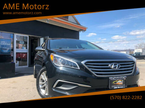 2016 Hyundai Sonata for sale at AME Motorz in Wilkes Barre PA