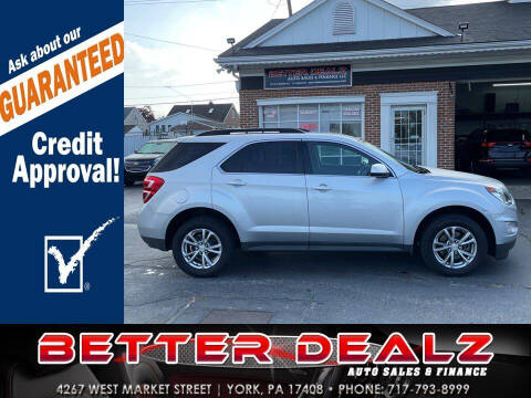 2016 Chevrolet Equinox for sale at Better Dealz Auto Sales & Finance in York PA
