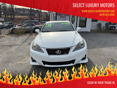 2012 Lexus IS 250
