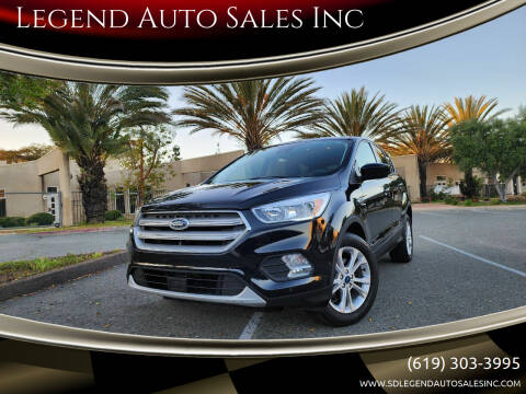2019 Ford Escape for sale at Legend Auto Sales Inc in Lemon Grove CA