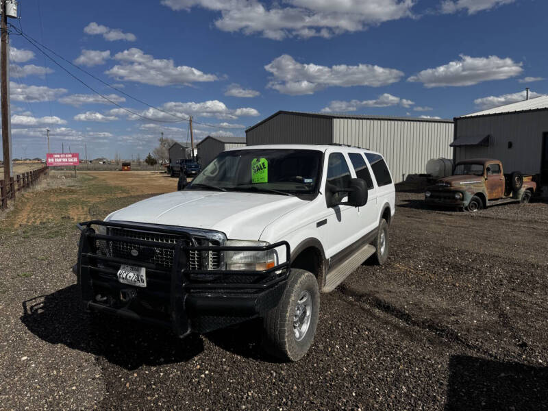 2001 Ford Excursion for sale at BIG Canyon Sales in Canyon TX