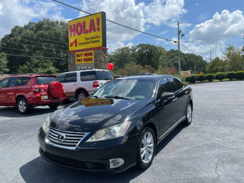 2010 Lexus ES 350 for sale at NO FULL COVERAGE AUTO SALES LLC in Austell GA