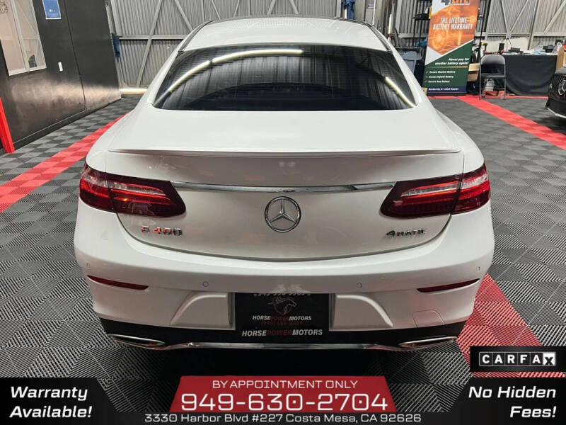 2018 Mercedes-Benz E-Class E 400 4MATIC