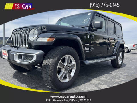 2020 Jeep Wrangler Unlimited for sale at Escar Auto in El Paso TX