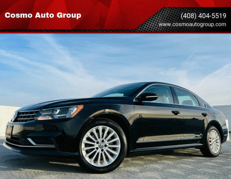 2016 Volkswagen Passat for sale at Cosmo Auto Group in San Jose CA