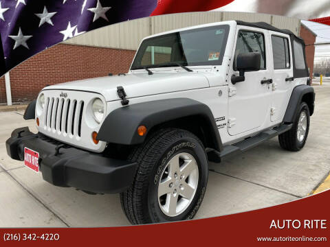 2013 Jeep Wrangler Unlimited for sale at Auto Rite in Bedford Heights OH