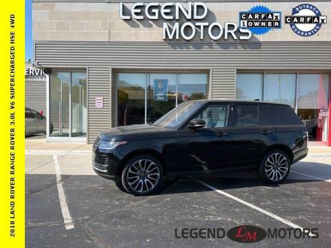 2018 Land Rover Range Rover for sale at Legend Motors of Waterford in Waterford MI