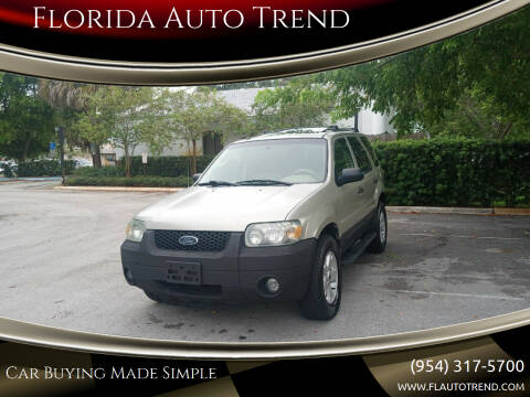 2005 Ford Escape for sale at Florida Auto Trend in Plantation FL