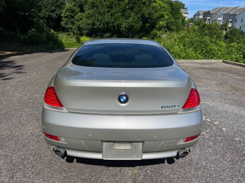 2007 BMW 6 Series 650i