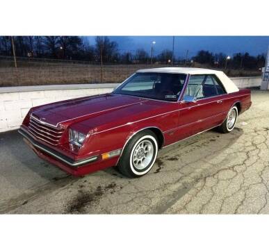 1983 Dodge Mirada for sale at Martin Auto Sales in West Alexander PA