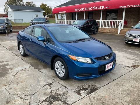 2012 Honda Civic for sale at Taylor Auto Sales Inc in Lyman SC