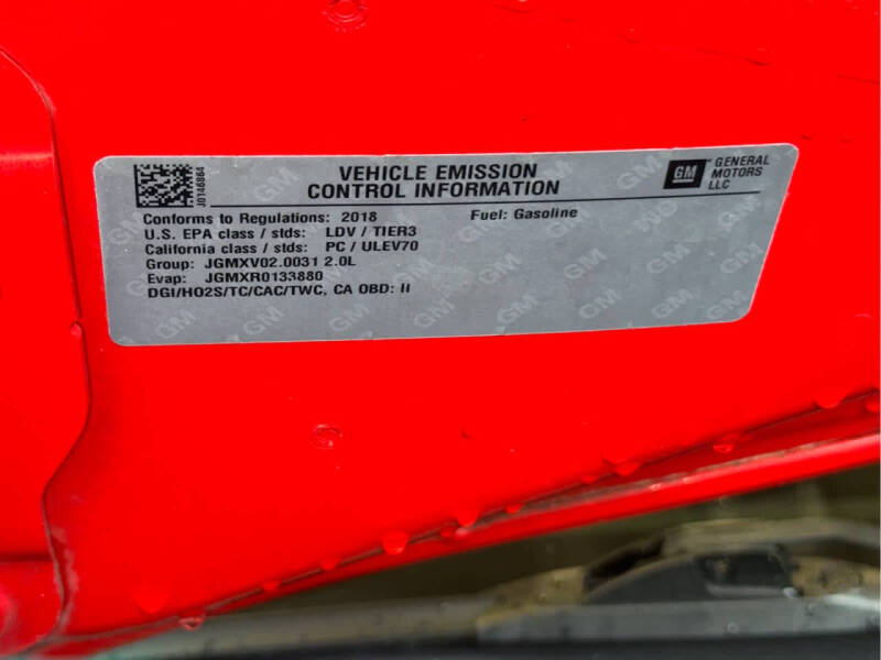 2018 Chevrolet Camaro LT