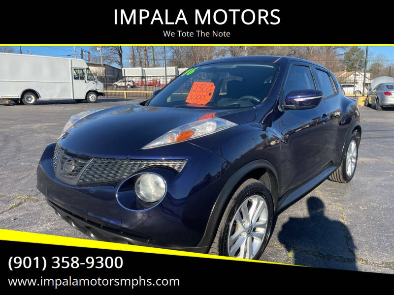 2016 Nissan JUKE for sale at IMPALA MOTORS in Memphis TN