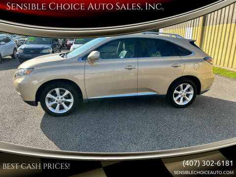 2010 Lexus RX 350 for sale at Sensible Choice Auto Sales, Inc. in Longwood FL