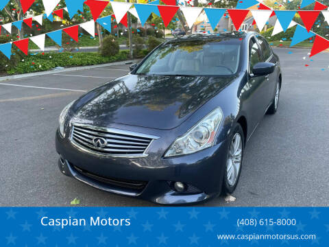 2012 Infiniti G37 Sedan for sale at Caspian Motors in Hayward CA