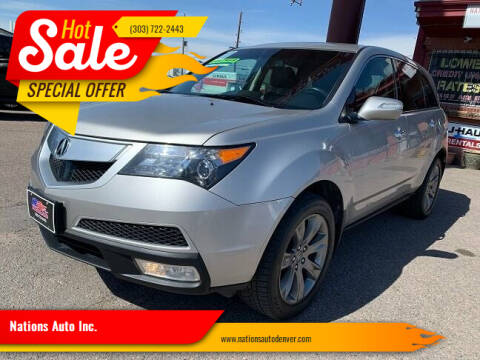 2011 Acura MDX for sale at Nations Auto Inc. in Denver CO