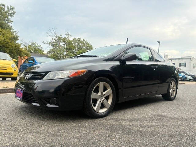 Black 2008 Honda Civic EX EX 2dr Coupe 5A 2
